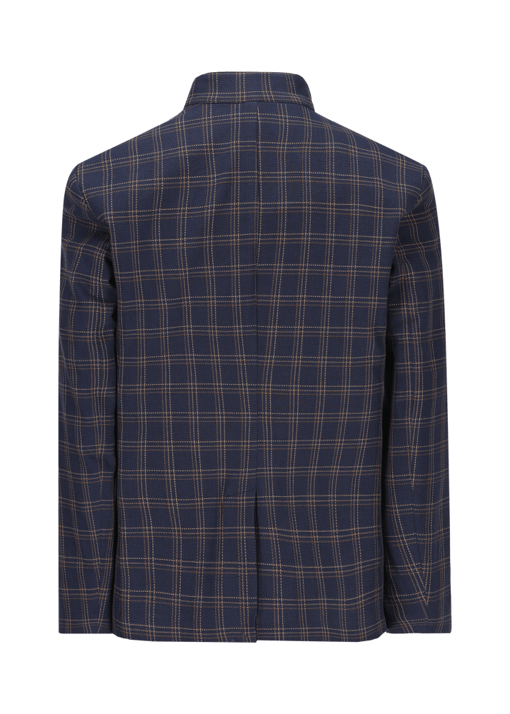 Luis Trenker Blazer con motivo a quadri modello Lusandretto Pezzi Unici
