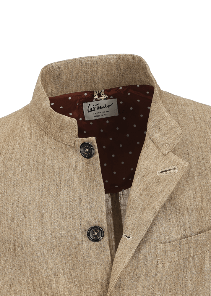 Luis Trenker Blazer leggero in lino modello Lusandretto Promozione Limitata