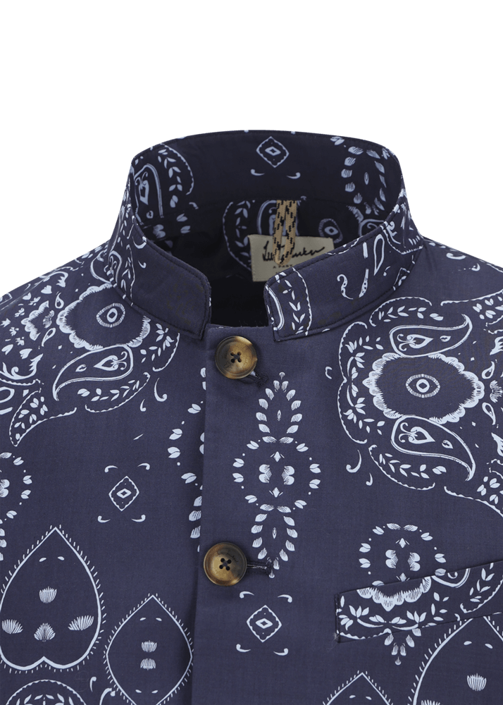 Luis Trenker Blazer con stampa bandana modello Lusandretto Shopping Online