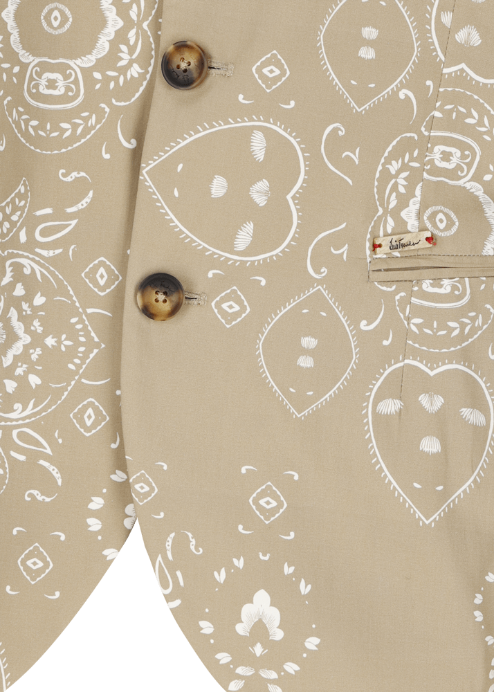 Luis Trenker Blazer con stampa bandana modello Lusandretto Affare Del Giorno
