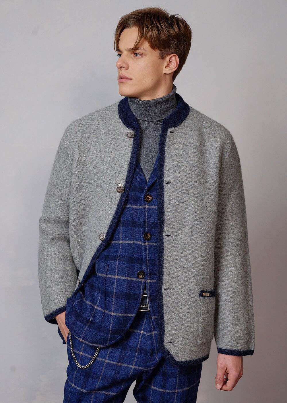 Luis Trenker Giacca in lana cotta modello Luandreas Outlet