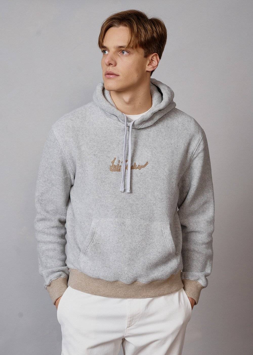 Luis Trenker Felpa con cappuccio con logo modello Luphilipp Vendita Calda