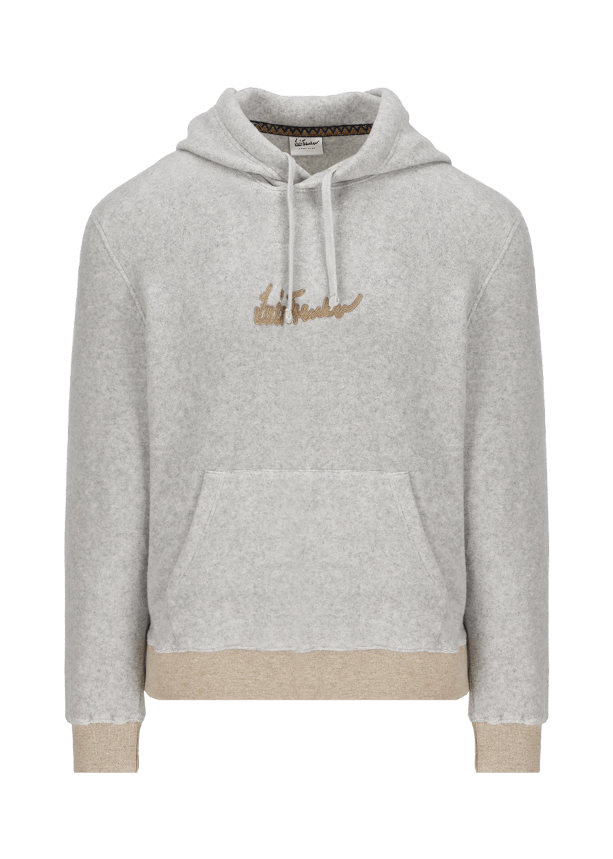 Luis Trenker Felpa con cappuccio con logo modello Luphilipp Vendita Calda