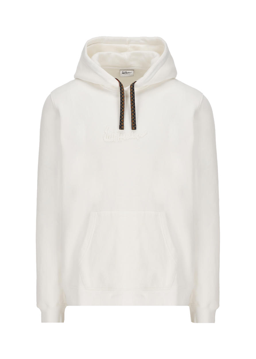 Luis Trenker Felpa con cappuccio con fascia jacquard modello Luphilipp I Più Venduti