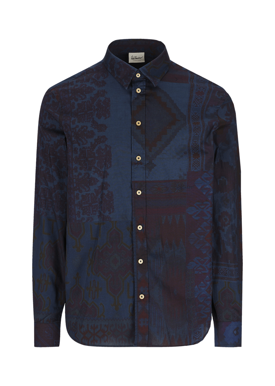 Luis Trenker Camicia con stampa modello Lubodo Sconto di tempo limitato