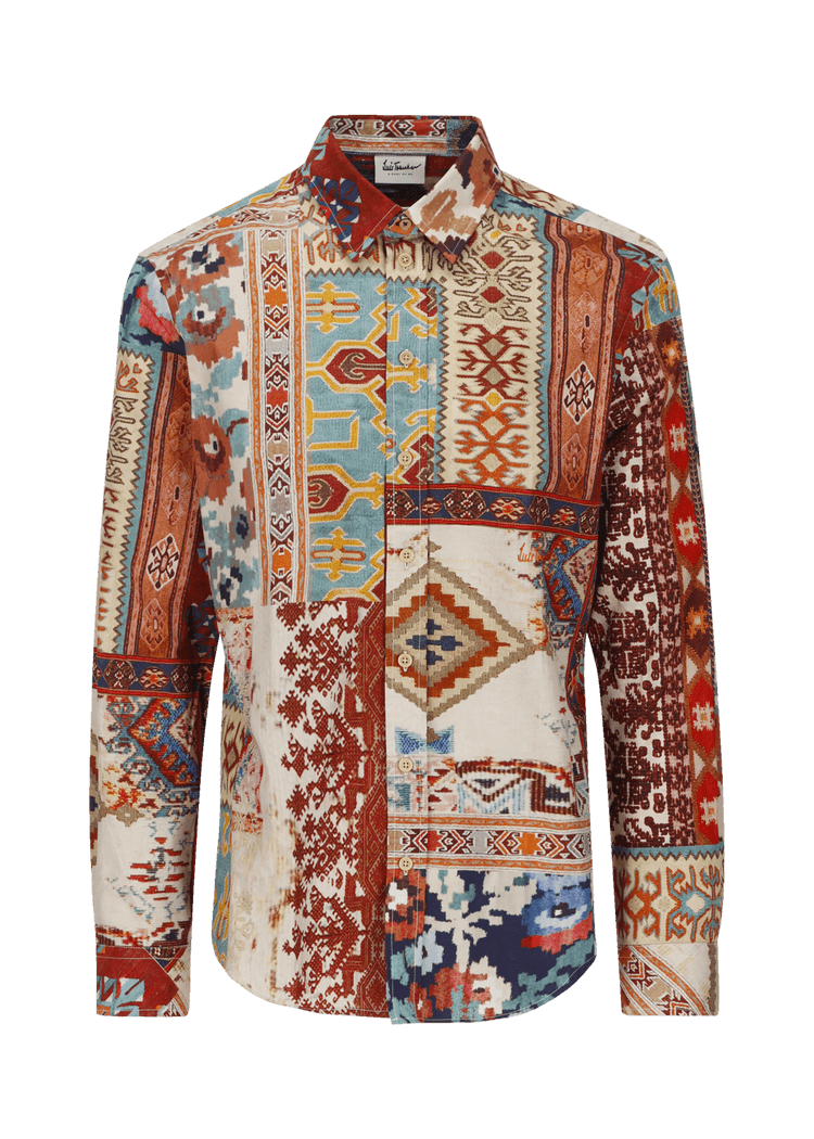 Luis Trenker Camicia con stampa modello Lubodo Negozio online di fabbrica