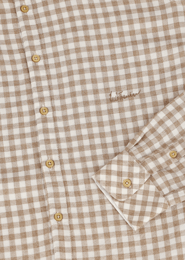 Luis Trenker Camicia con motivo vichy modello Lubernet Flash Sale
