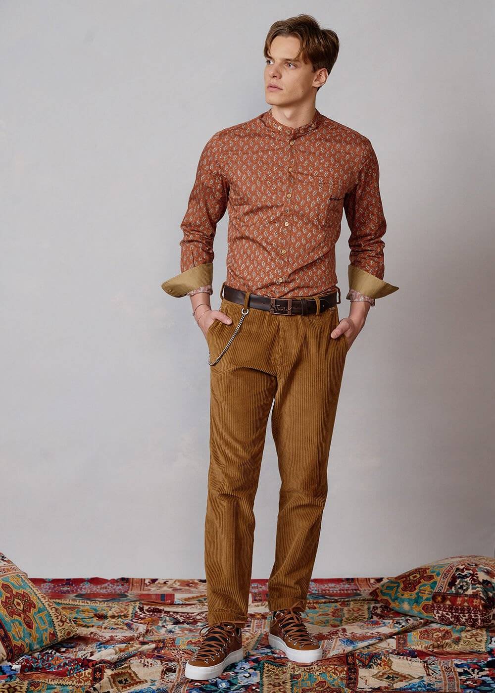 Luis Trenker Camicia con stampa modello Lubernet Shopping online