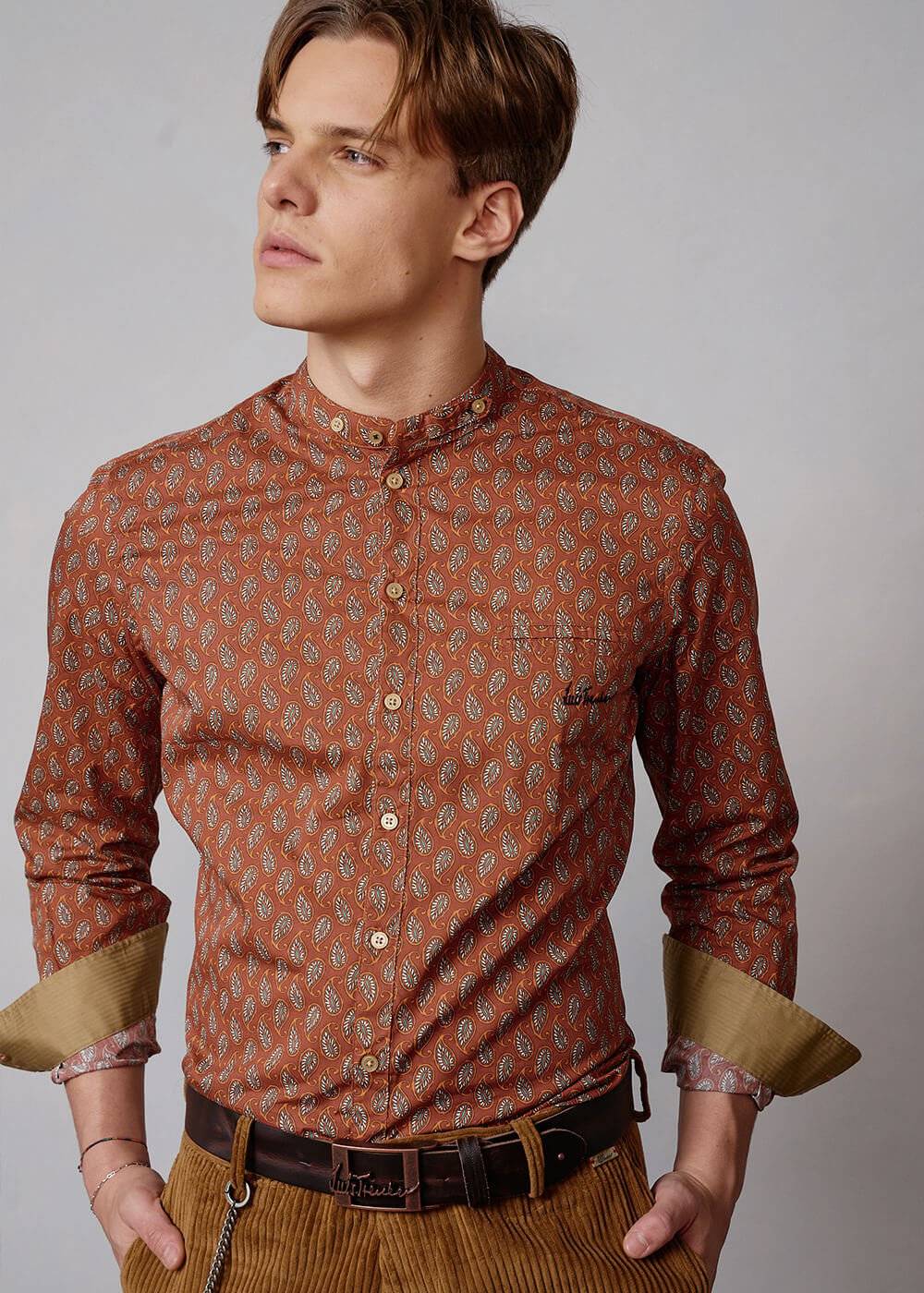 Luis Trenker Camicia con stampa modello Lubernet Shopping online