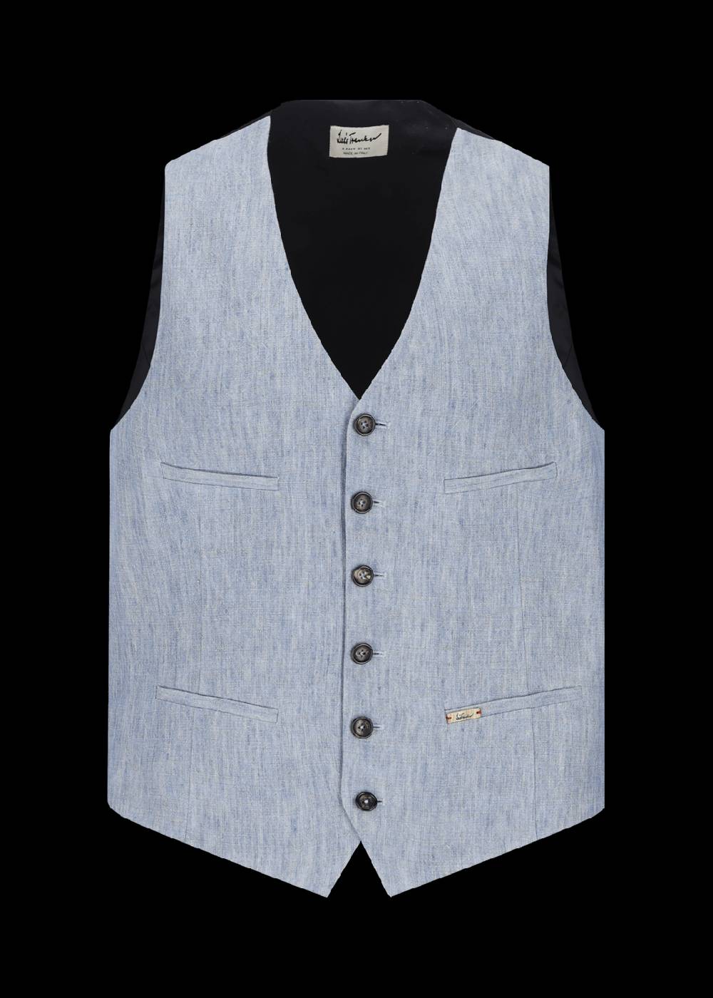 Luis Trenker Gilet in puro lino modello Lusebastian Latest stili