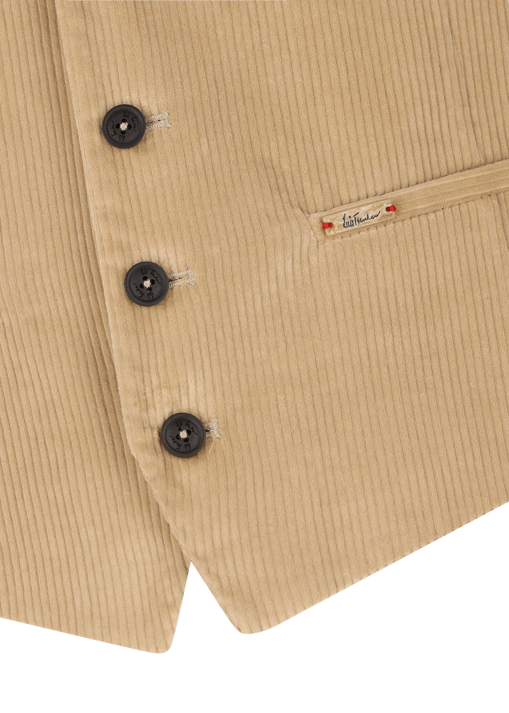 Luis Trenker Gilet in velluto a coste sottili modello Lusebastian Fino al 65% di sconto