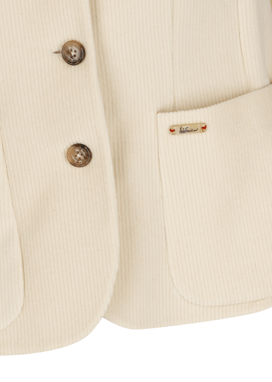 Luis Trenker Blazer in jersey di velluto a coste modello Luranda 50% di sconto con spedizione gratuita
