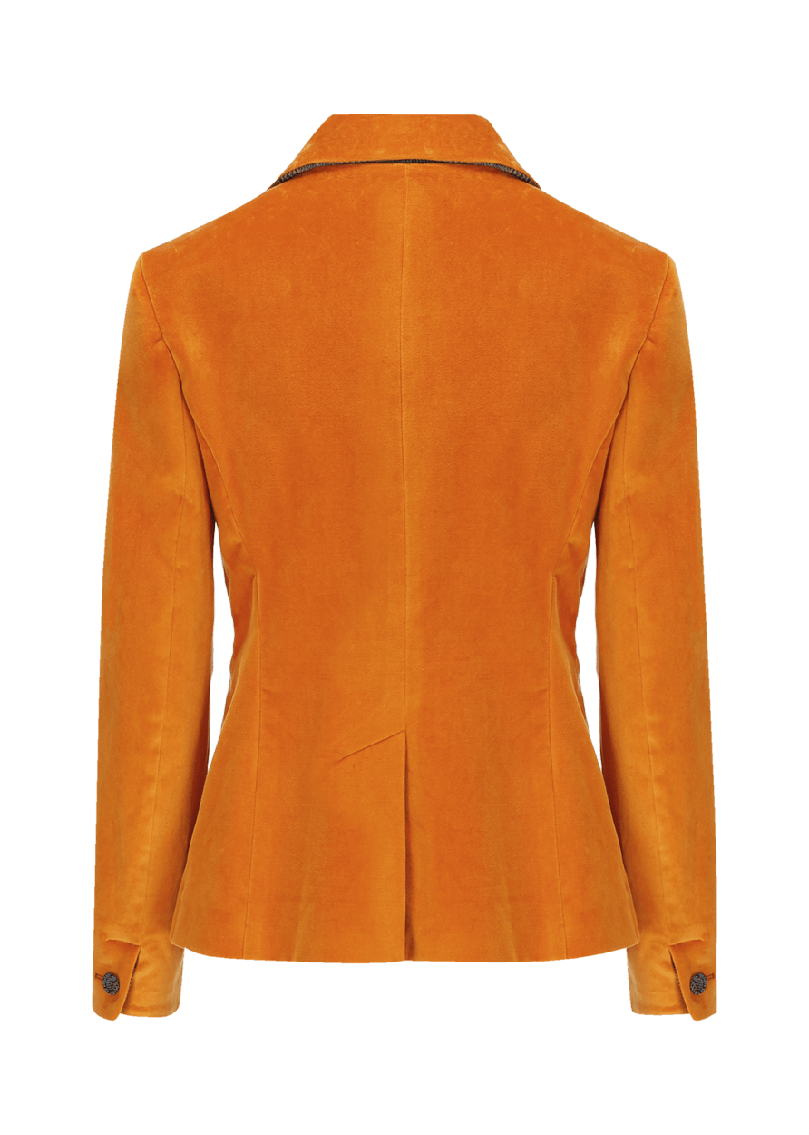 Luis Trenker Blazer in velluto con colletto a revers modello Luramea Esporta salva