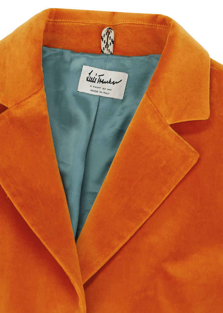 Luis Trenker Blazer in velluto con colletto a revers modello Luramea Esporta salva