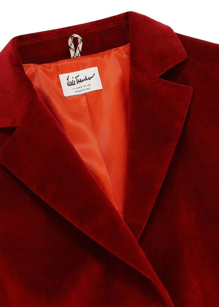 Luis Trenker Blazer in velluto con colletto a revers modello Luramea Black Friday Prezzi