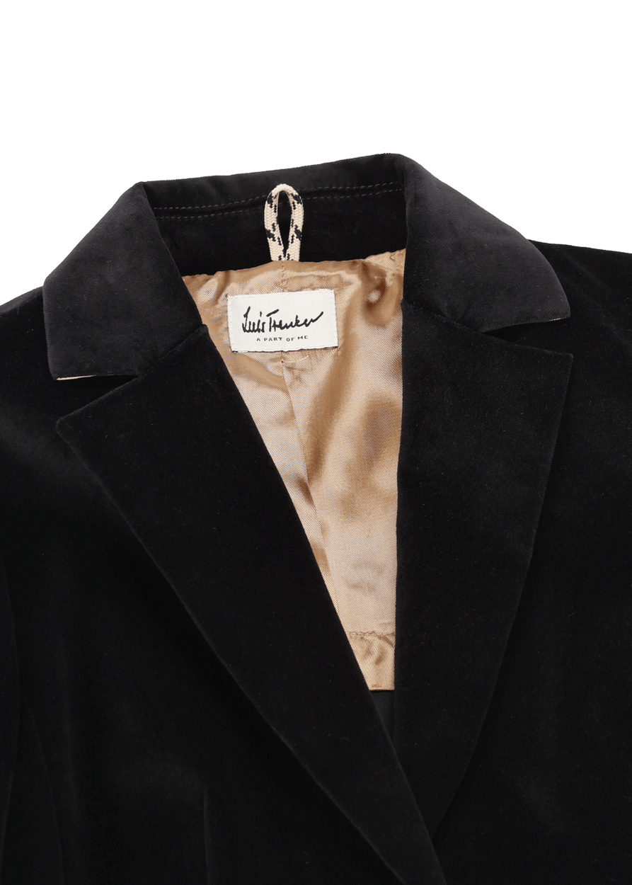 Luis Trenker Blazer in velluto con colletto a revers modello Luramea Duty-free