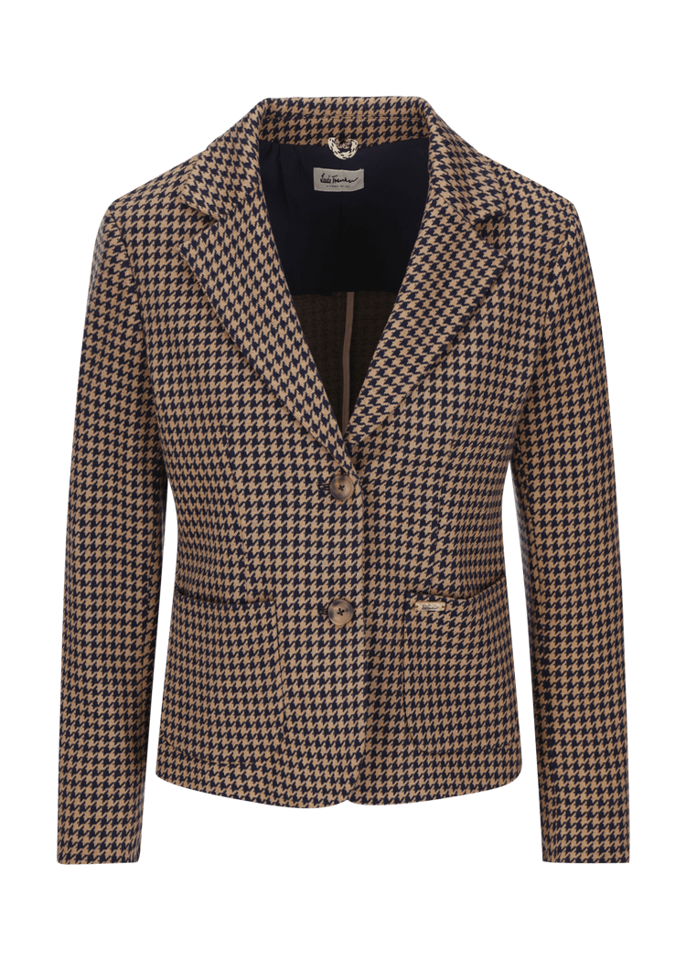 Luis Trenker Blazer con motivo pied-de-poule modello Lurabea Italy