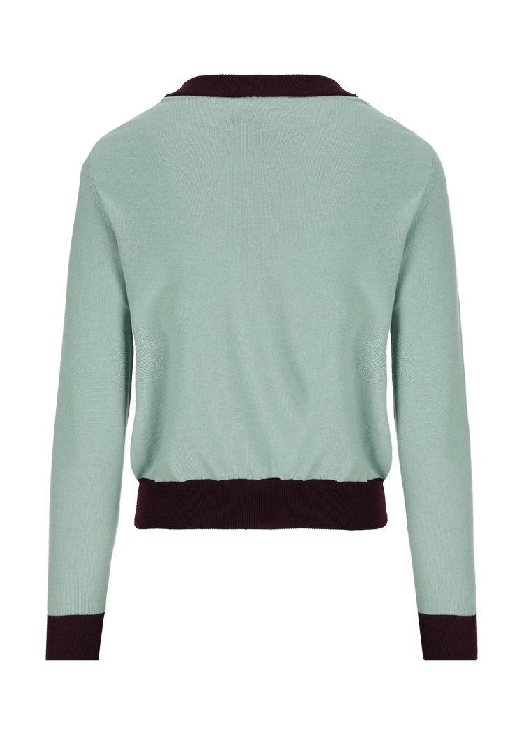 Luis Trenker Cardigan in un mix di materiali modello Luwaynet Spedizione Gratuita