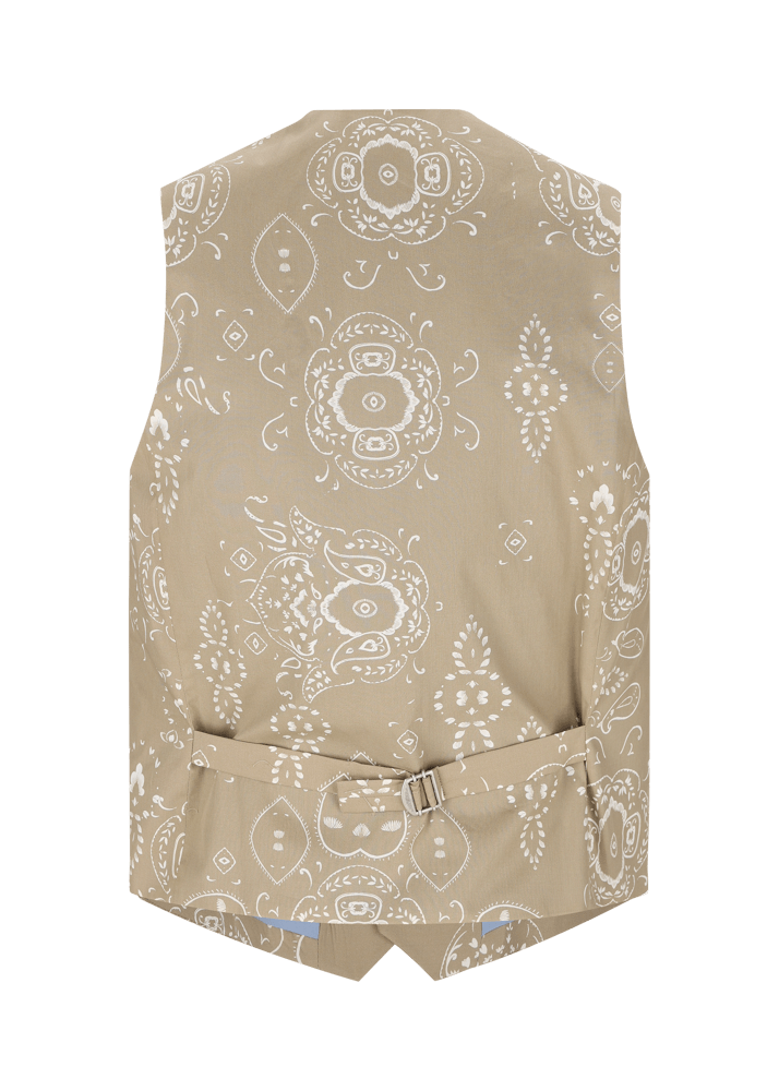 Luis Trenker Gilet con stampa bandana modello Luselim Consegna Veloce