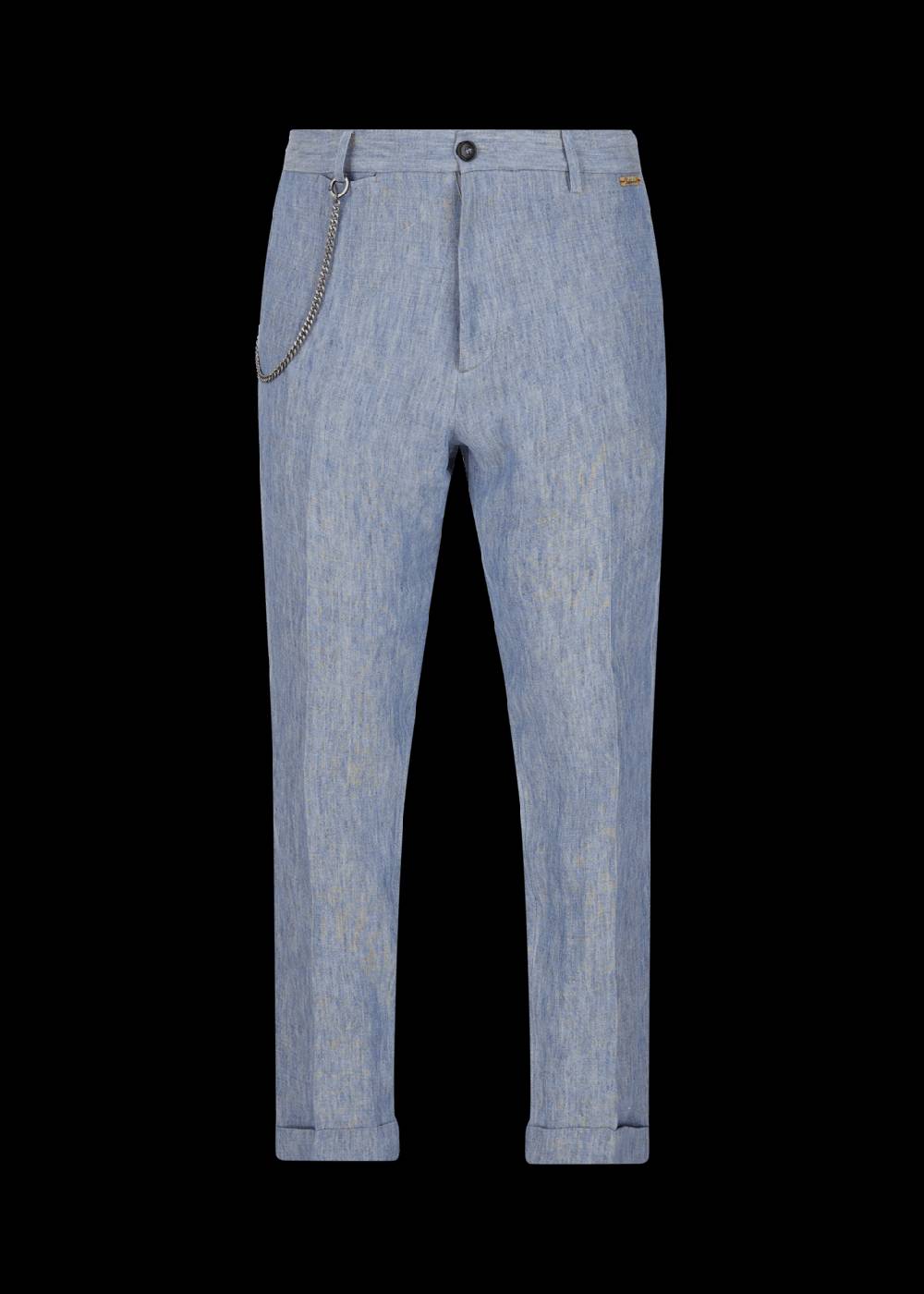 Luis Trenker Pantaloni chino in puro lino modello Lubruneu Sconto