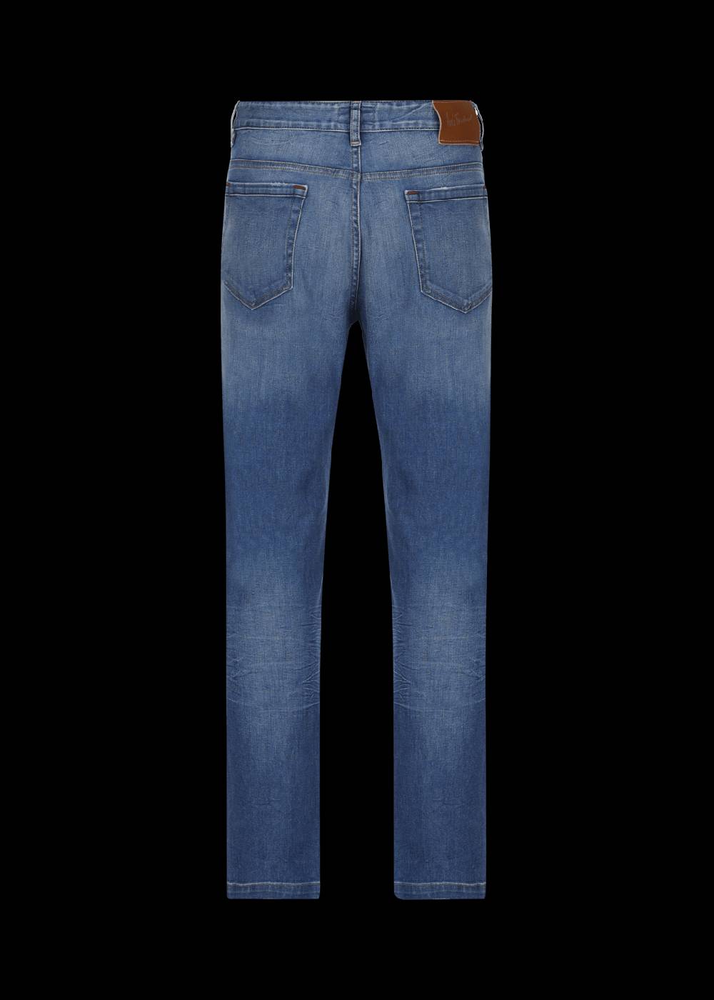 Luis Trenker Jeans con finitura stone washed modello Lupetrus Offerta speciale