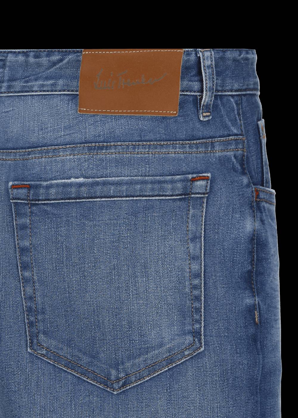 Luis Trenker Jeans con finitura stone washed modello Lupetrus Offerta speciale