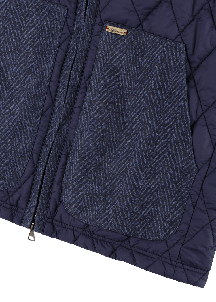 Luis Trenker Gilet trapuntato in nylon modello Lugus Online Outlet