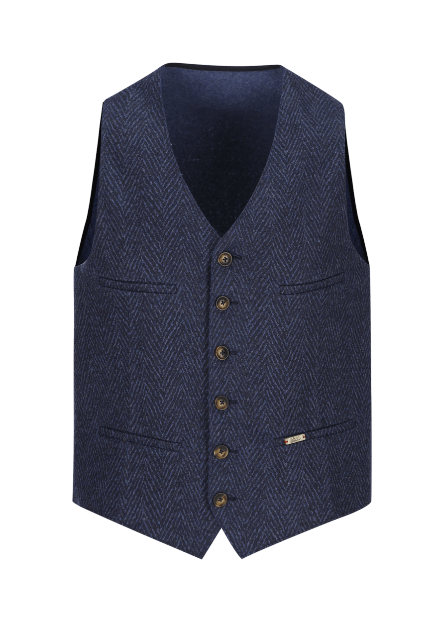 Luis Trenker Gilet in lana cotta modello Lusebastian Offerte esclusive