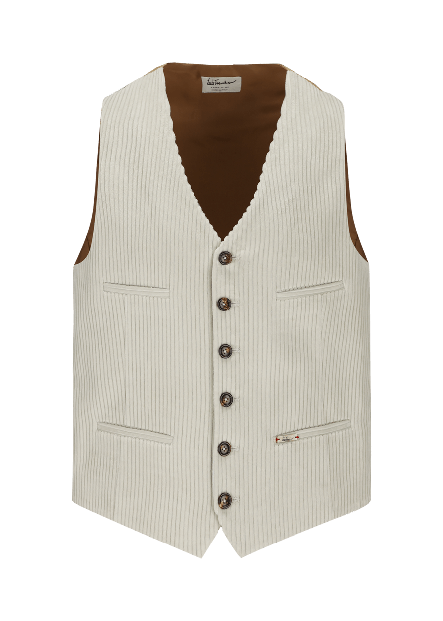 Luis Trenker Gilet in velluto a coste modello Lusebastian Bestseller