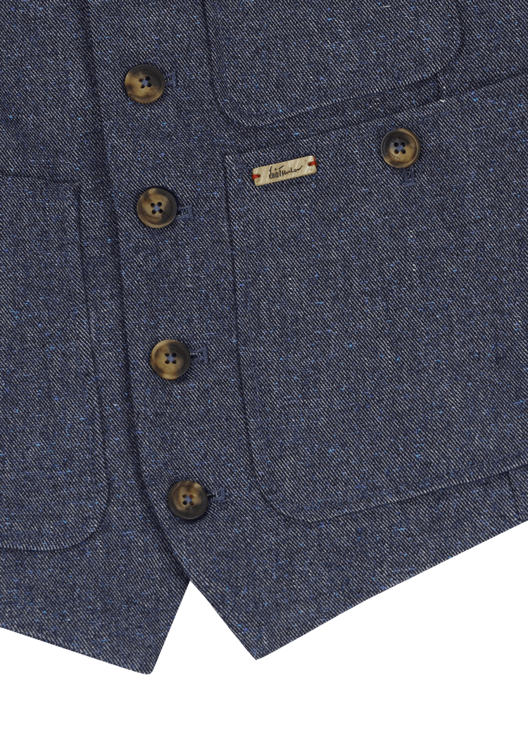 Luis Trenker Gilet in twill modello Luseba Offerte speciali