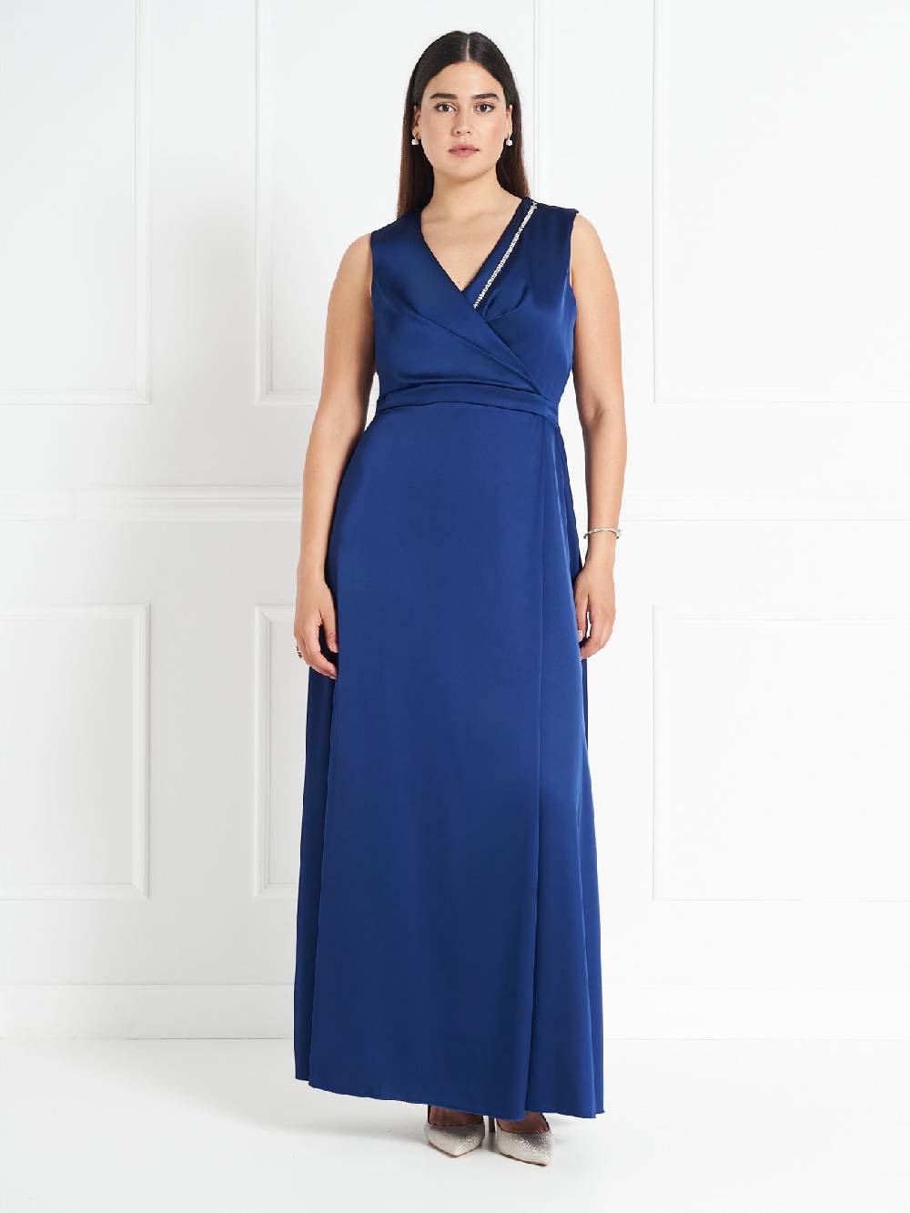 Rinascimento Abito Curvy atelier Blu Pezzi Unici