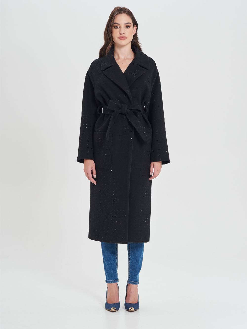 Rinascimento Cappotto Vestaglia Nero Soddisfazione Garantita