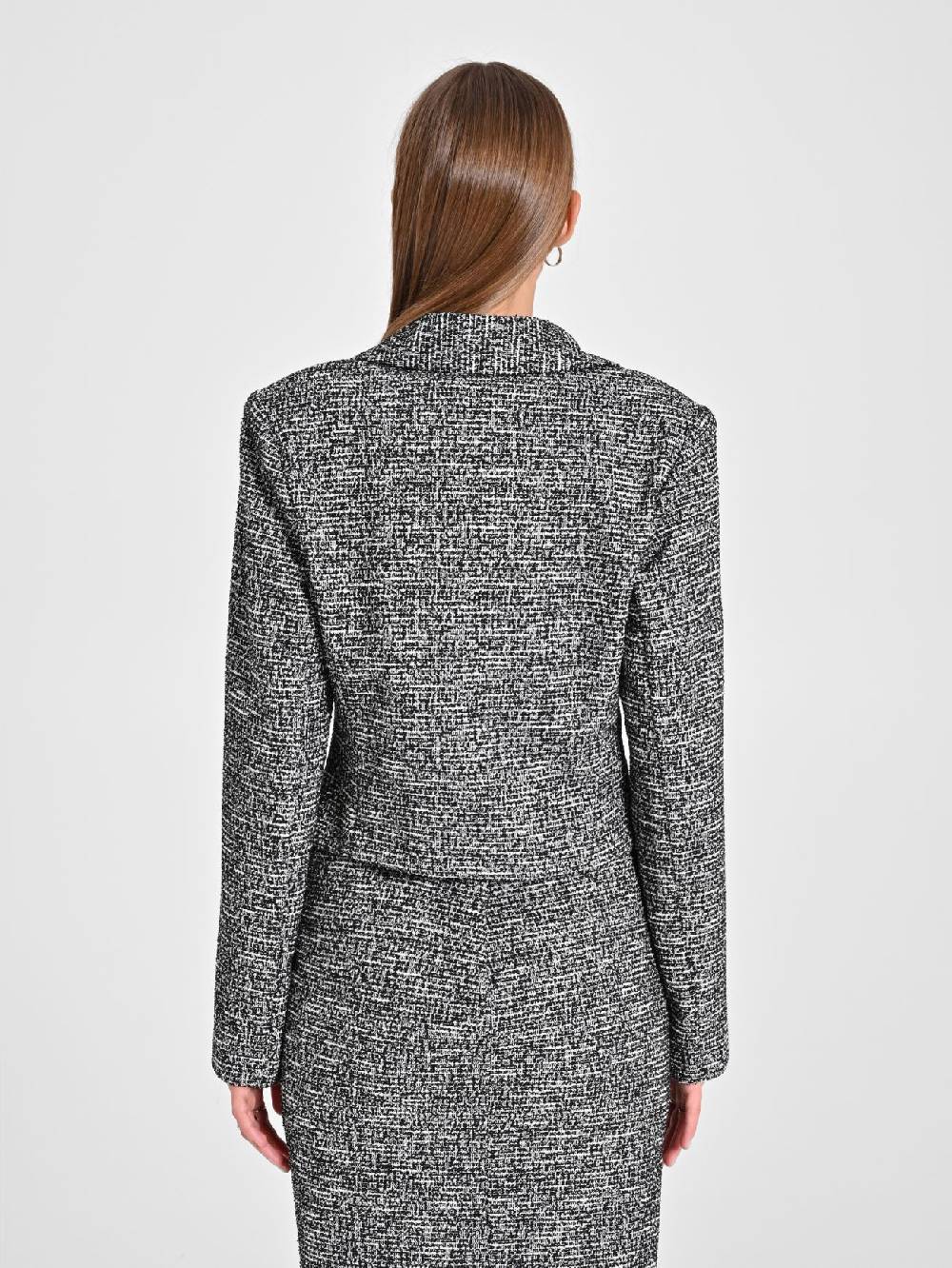 Rinascimento Giacca Tweed Lurex Outlet