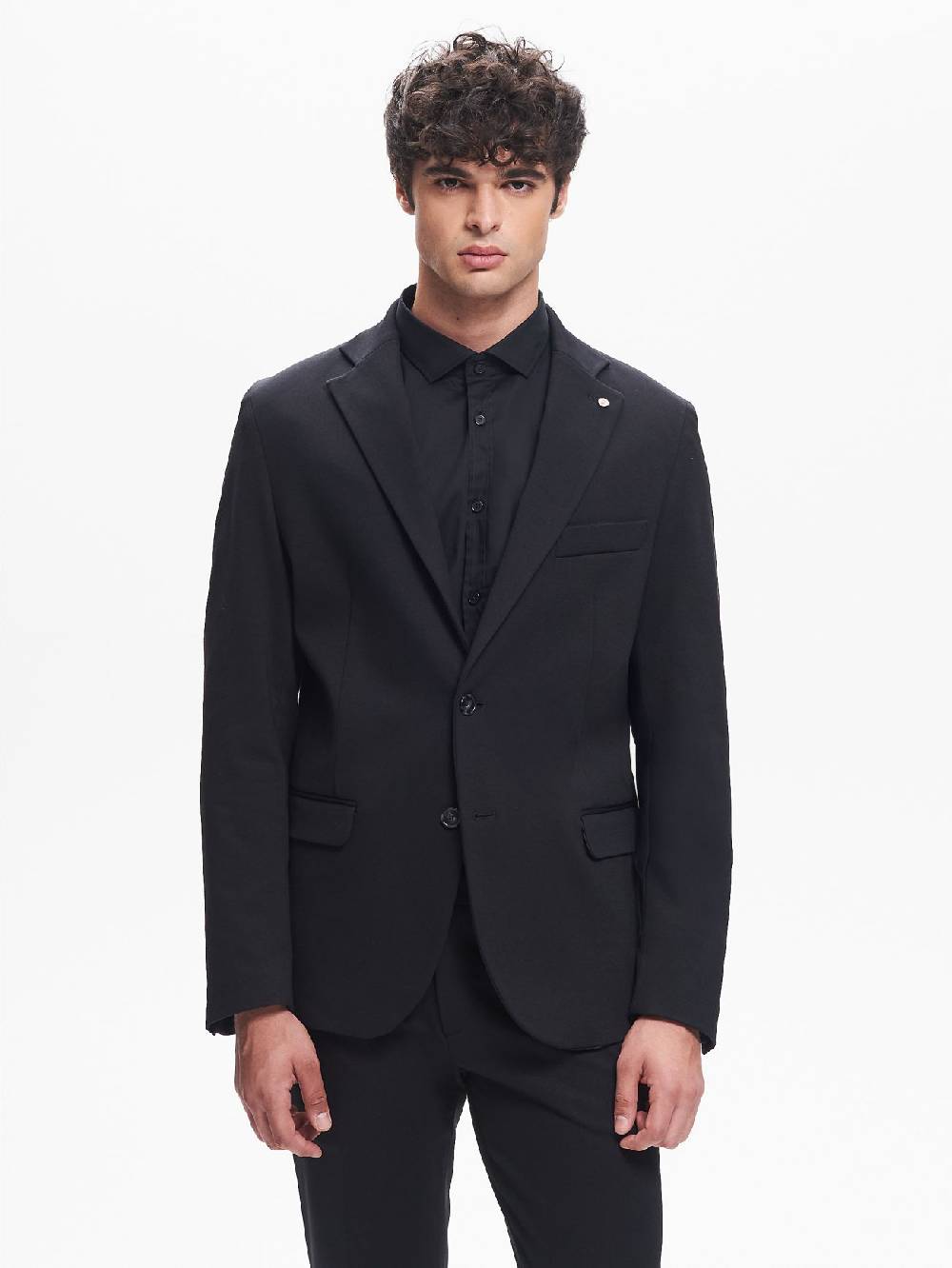 Rinascimento Giacca Due Bottoni Uomo Punto Milano QB24 In Linea