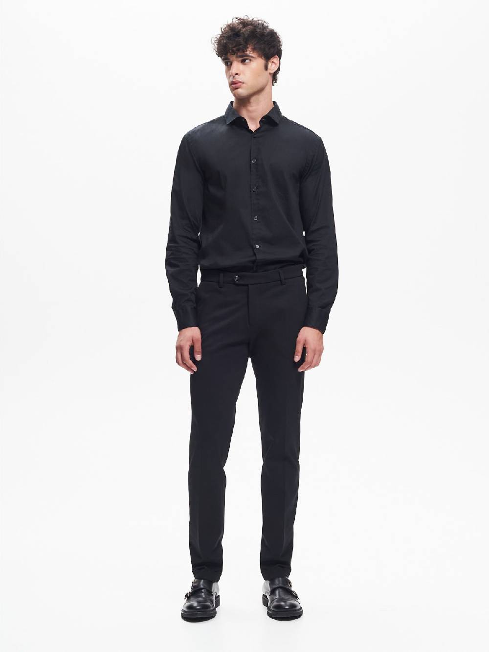 Rinascimento Pantaloni da abito Uomo Punto Milano QB24 Qualità