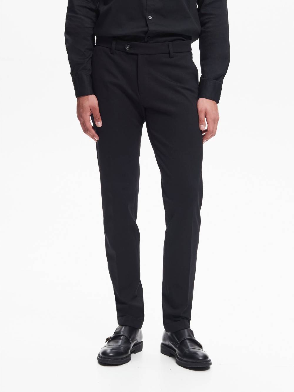 Rinascimento Pantaloni da abito Uomo Punto Milano QB24 Qualità