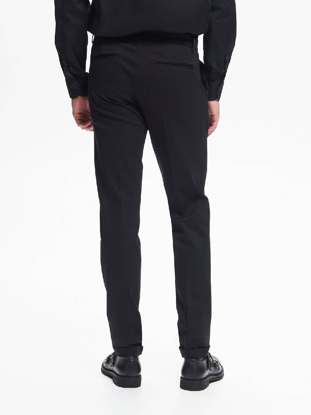 Rinascimento Pantaloni da abito Uomo Punto Milano QB24 Qualità