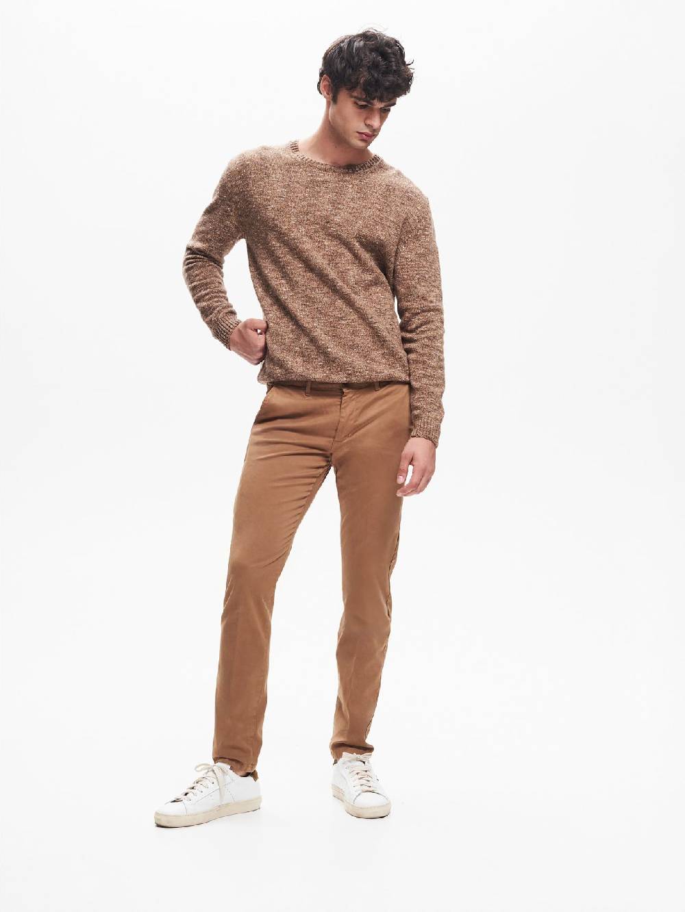Rinascimento Pantaloni Uomo Chinos Basic Cammello QB24