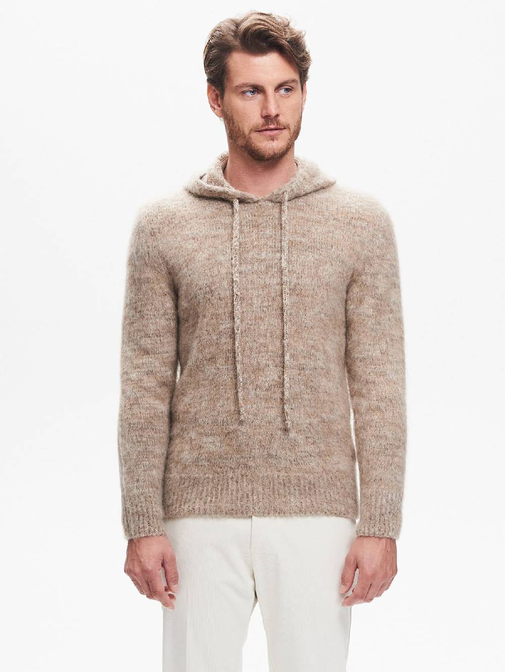 Rinascimento Maglia con Cappuccio Uomo Garzata QB24 Negozio online di fabbrica