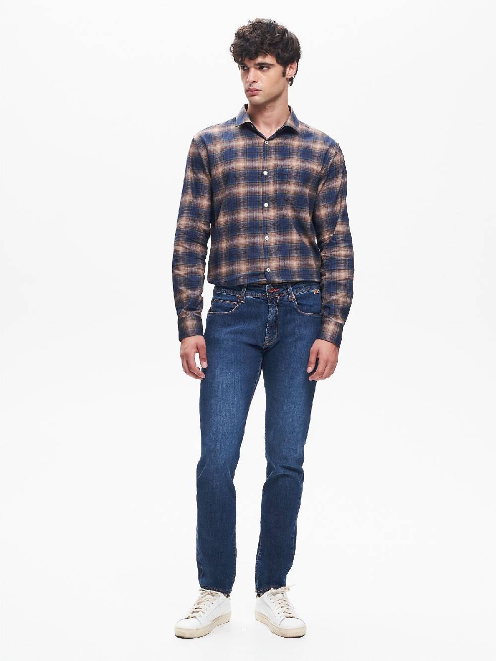 Rinascimento Jeans Slim-Fit Uomo Basic Blu QB24 Online
