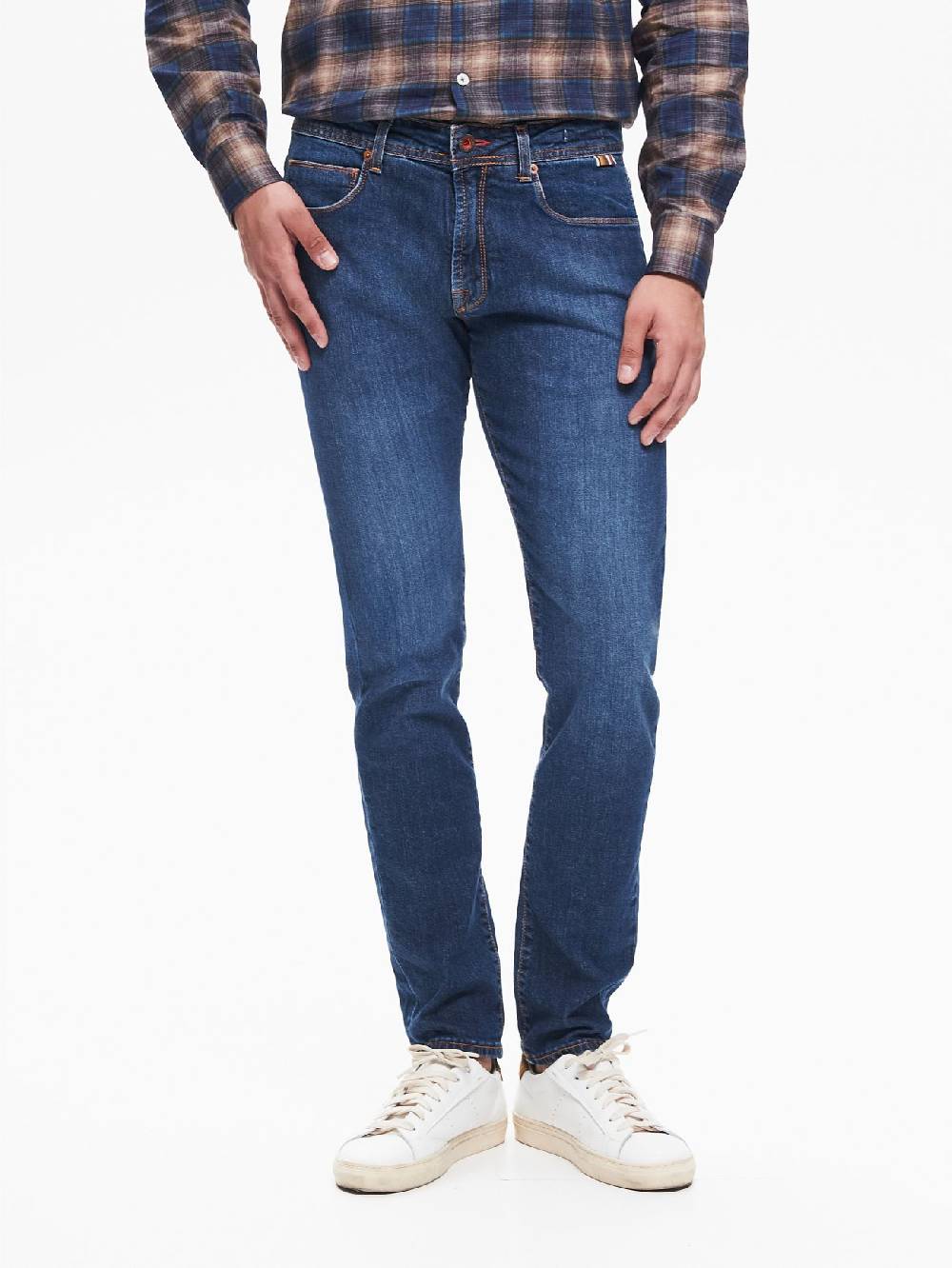 Rinascimento Jeans Slim-Fit Uomo Basic Blu QB24 Online
