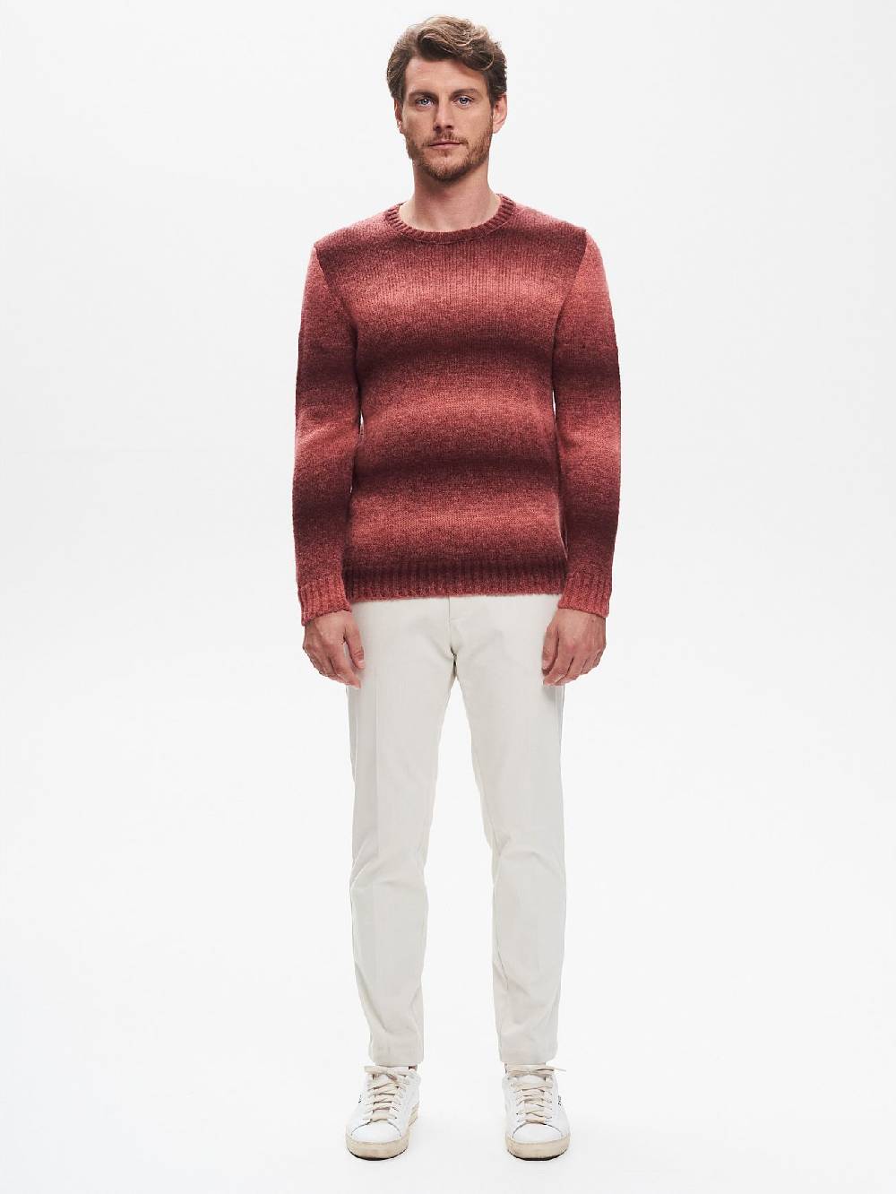 Rinascimento Maglia Girocollo Uomo effetto Degradè QB24 Outlet