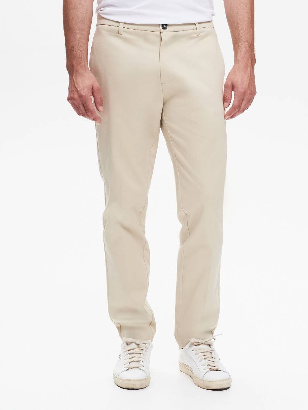 Rinascimento Pantaloni Regular-Fit Uomo in Gabardina QB24 In Vendita