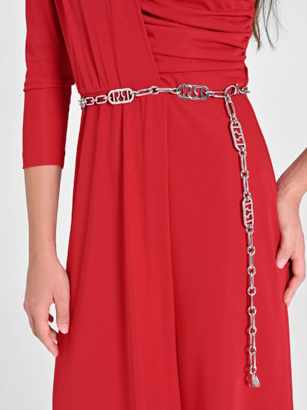 Rinascimento Cintura Monogram Chain Argento Promozione Limitata