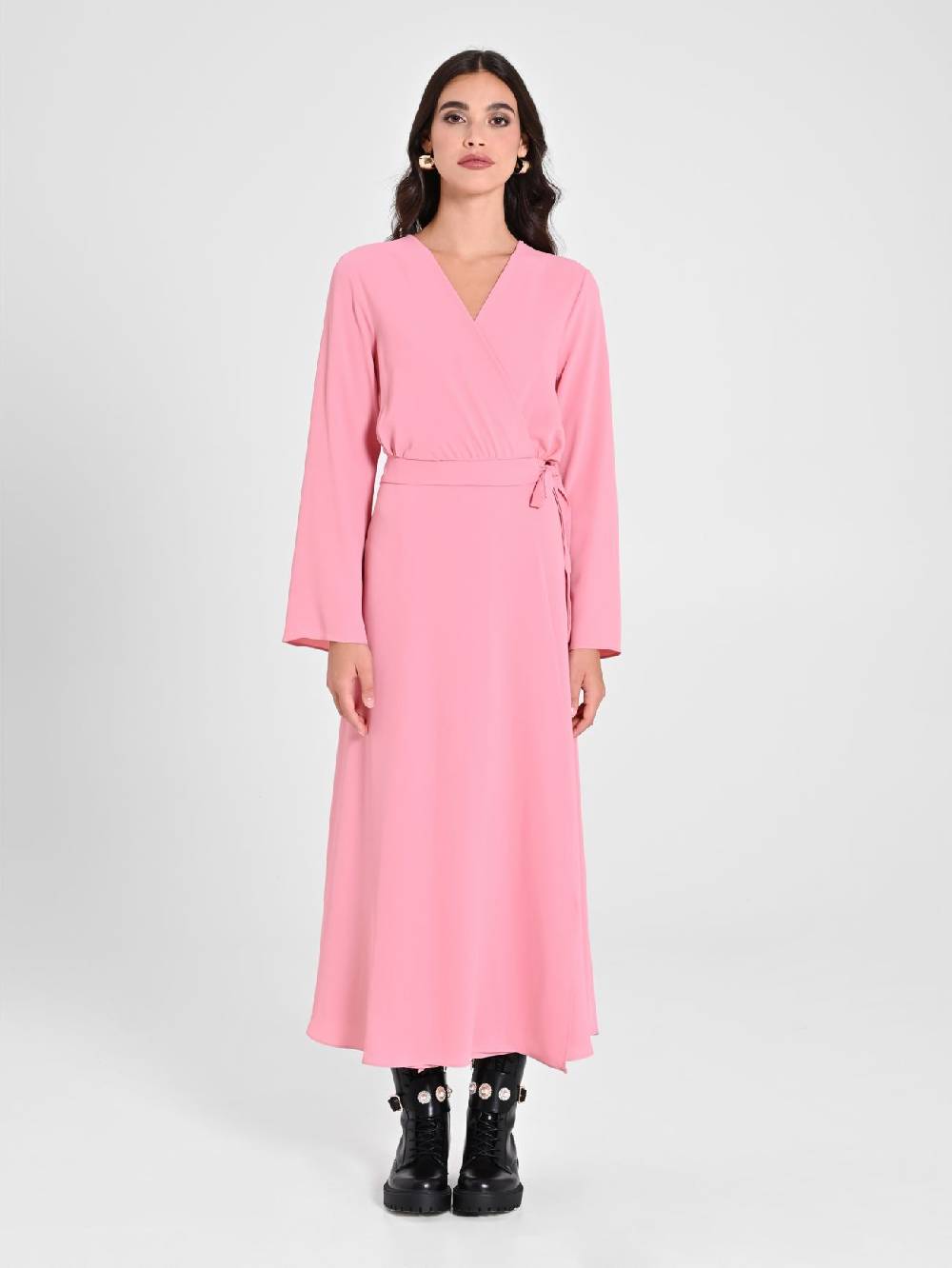 Rinascimento Abito Chemisier Rosa Antico Super sconto