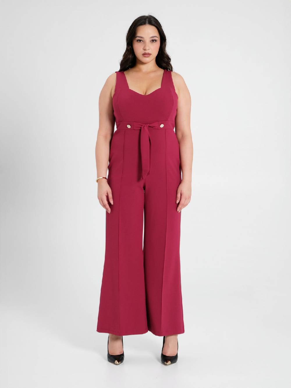 Rinascimento Tuta Curvy Bordeaux Pezzi Unici