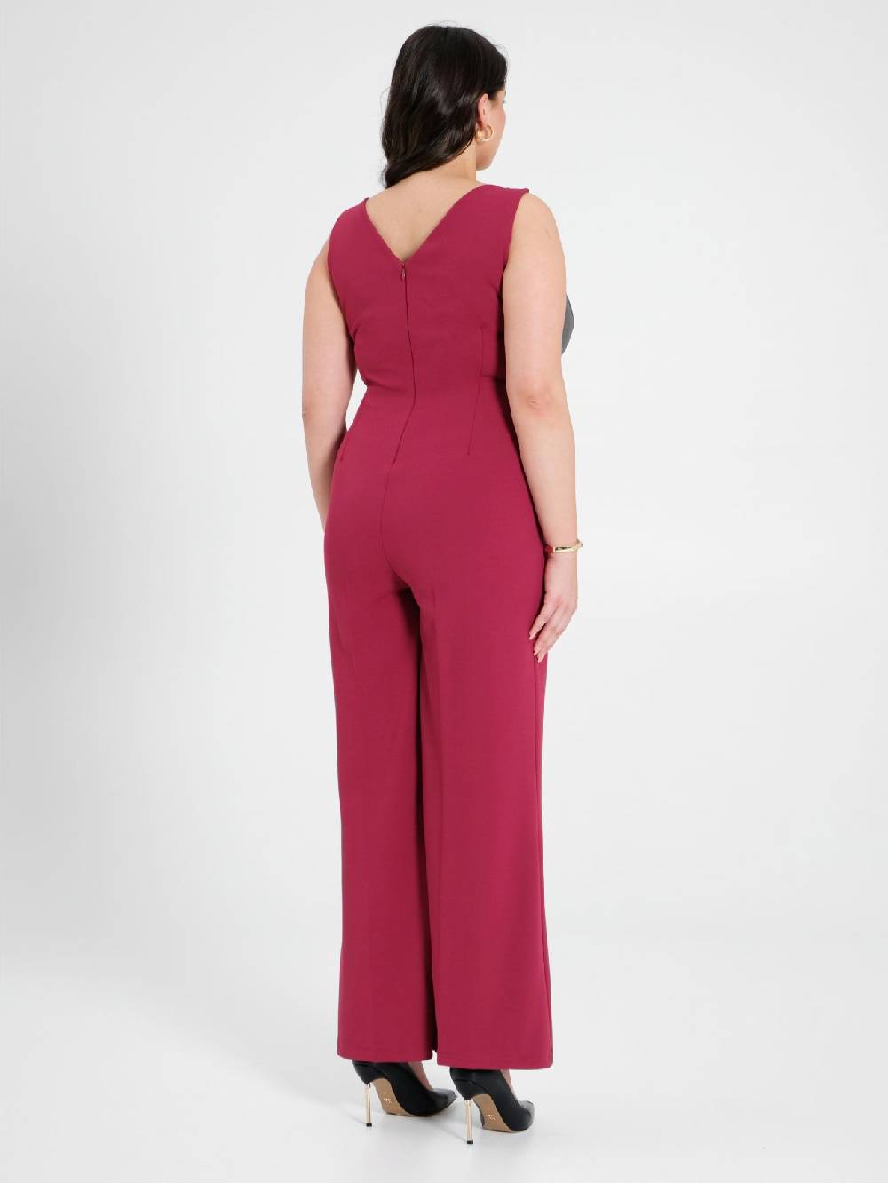 Rinascimento Tuta Curvy Bordeaux Pezzi Unici