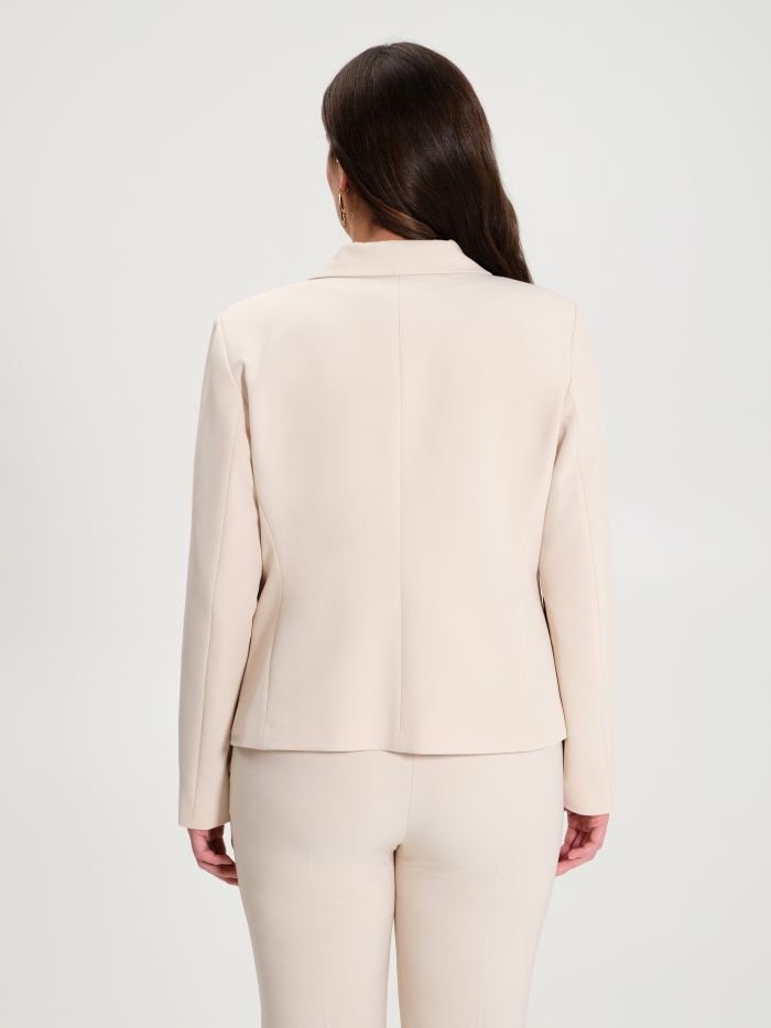 Rinascimento Giacca Curvy Monobottone Beige Prezzo Ridotto