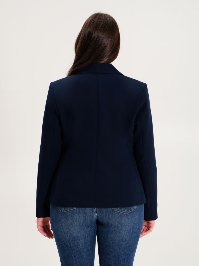 Rinascimento Giacca Curvy 6 Bottoni Blu Sottocosto