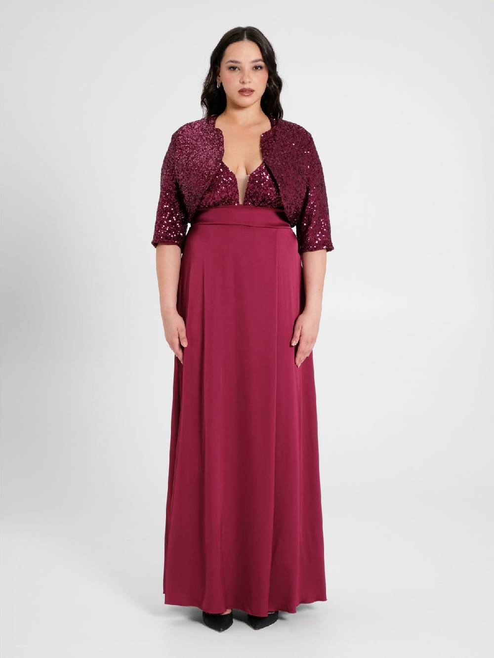 Rinascimento Coprispalle Curvy in Paillettes In Saldo